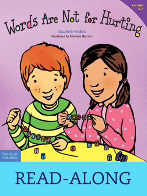 Title details for Words Are Not for Hurting by Elizabeth Verdick - Available